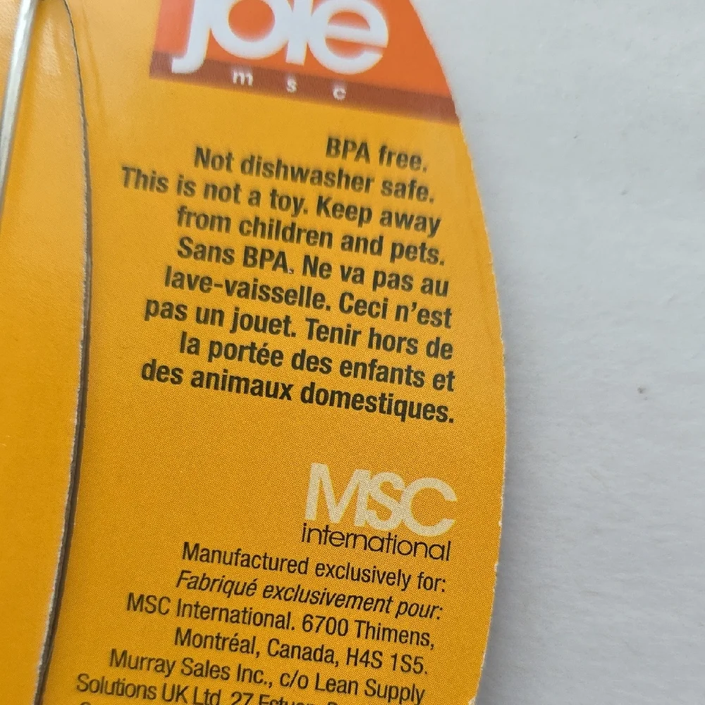 Joie White Egg Whisk for Birds NIP